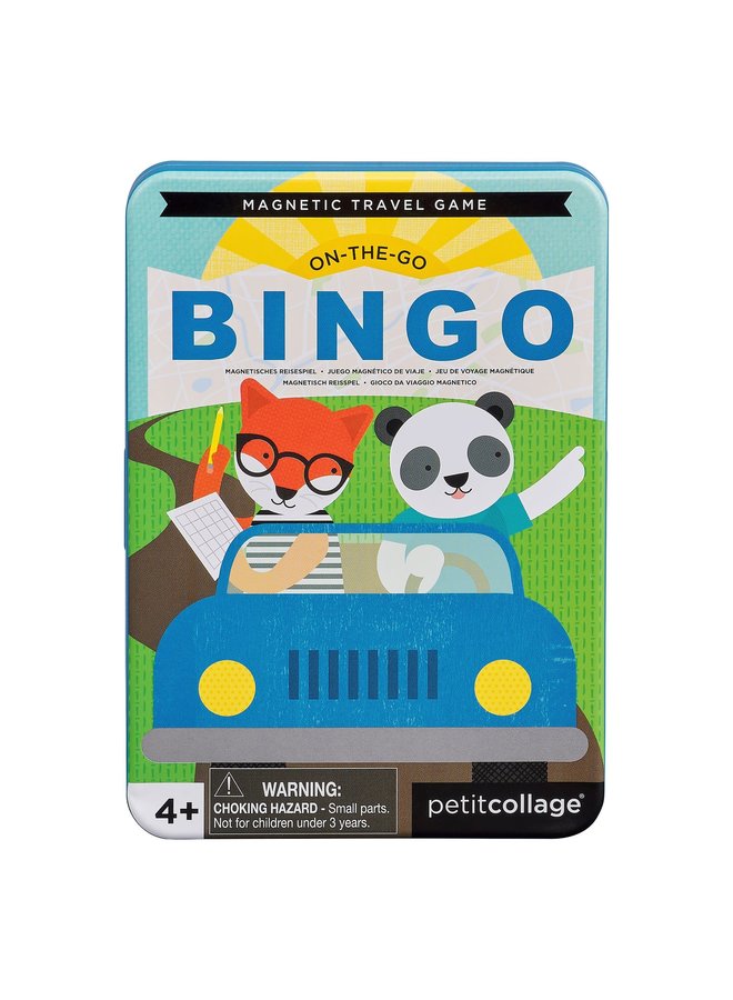 On-the-Go Bingo Magnetic Travel Game