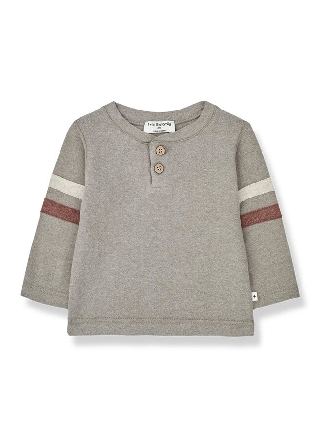 Tom Henley T-Shirt - Taupe