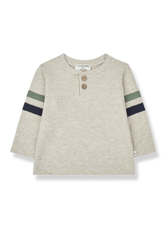 Tom Henley T-Shirt - Oatmeal