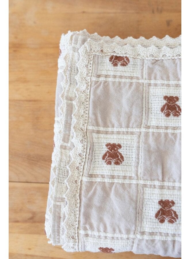 Patchwork Blanket - Teddy