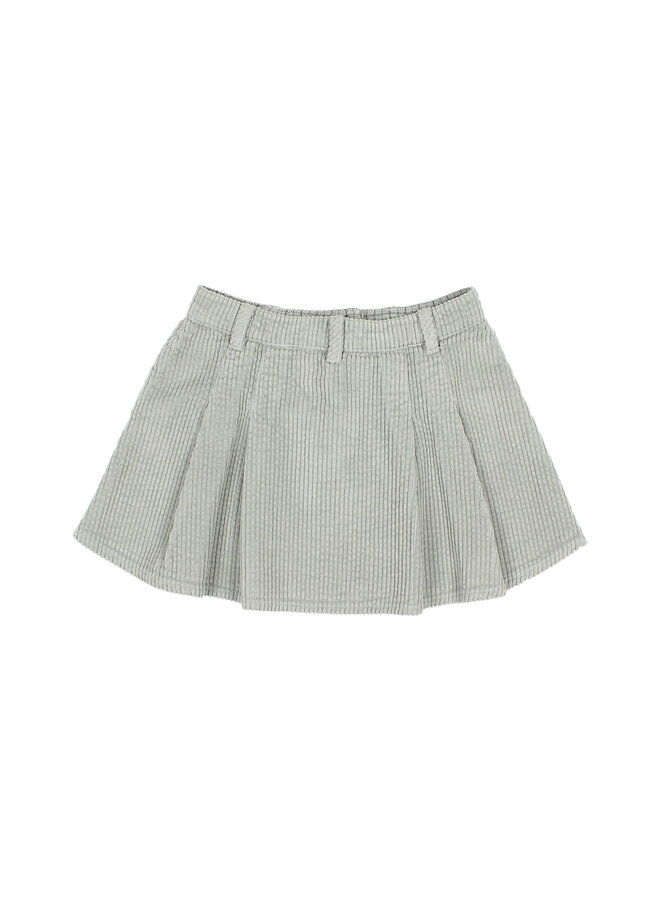 Box Pleat Skirt - Eucalyptus