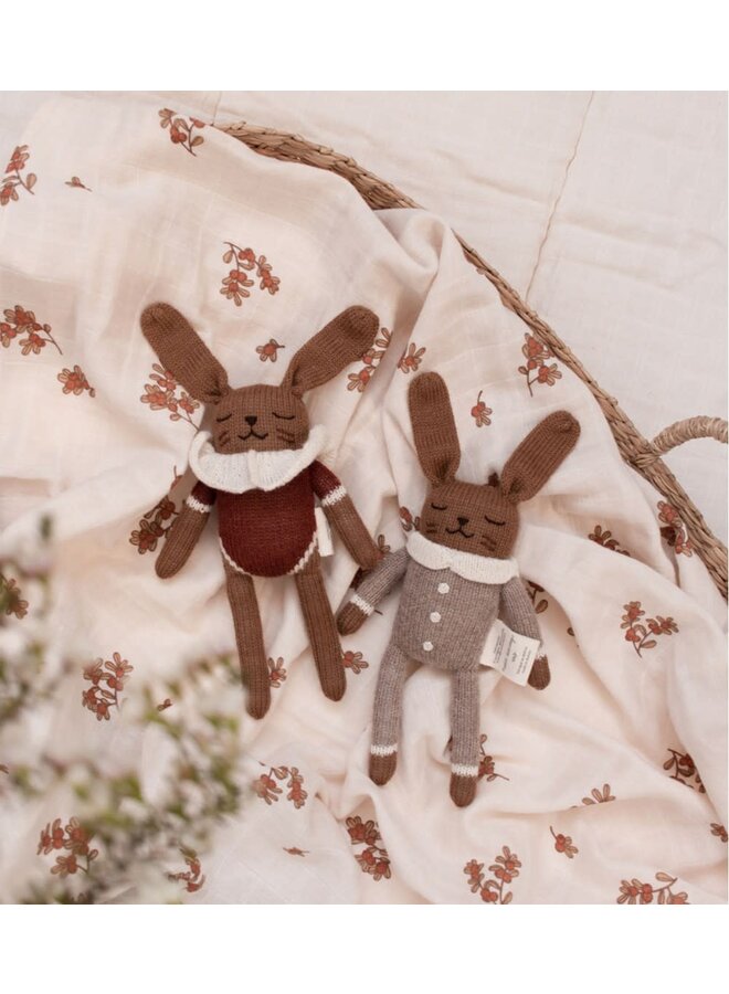 Bunny Knit Toy - Oat Jumpsuit