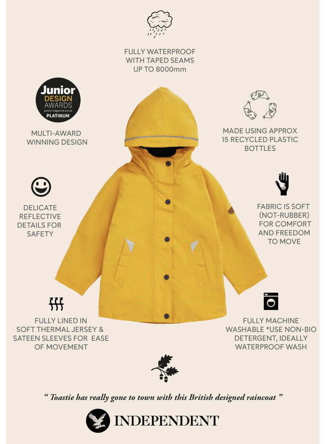 Waterproof Raincoat - Fisherman Yellow