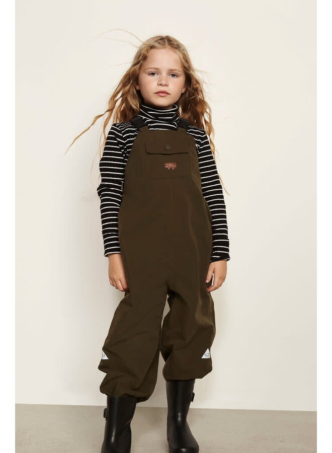 Waterproof Dungarees - Olive