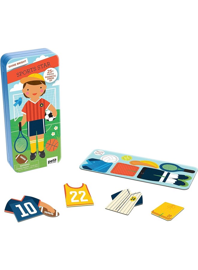 Shine Bright Magnetic Dress Up - Sports Star