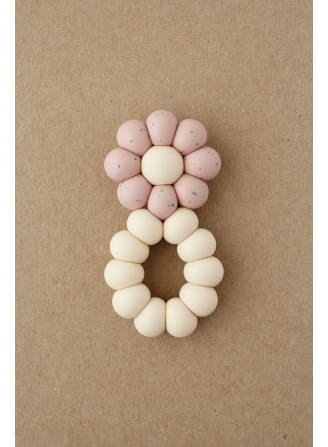 Flower Freezer Teether - Speckled Rose