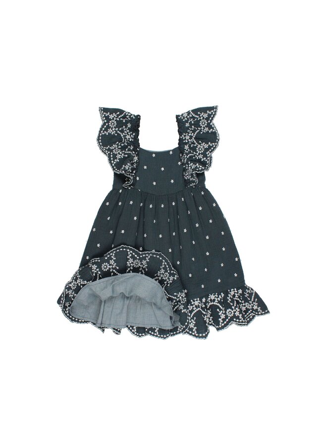 Embroidery Dress - Nuit