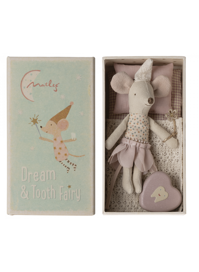 Tooth Fairy Mouse in Matchbox - Little Sister