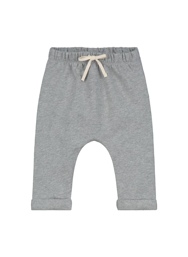 Baby Pants GOTS - Grey Melange