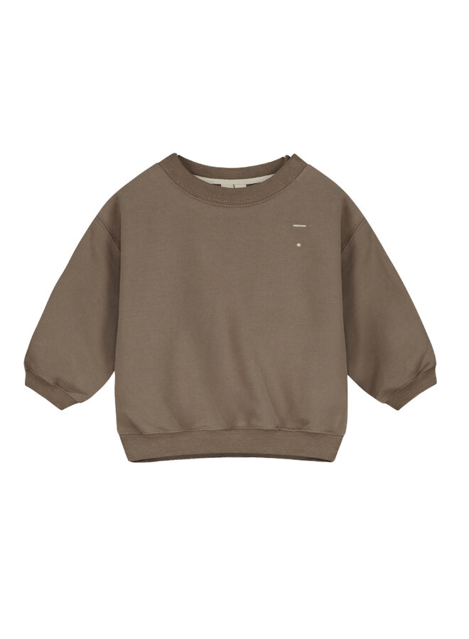 Gray Label | Baby Dropped Shoulder Sweater GOTS - Brownie
