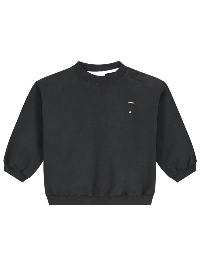 Gray Label | Baby Dropped Shoulder Sweater GOTS - Nearly Black