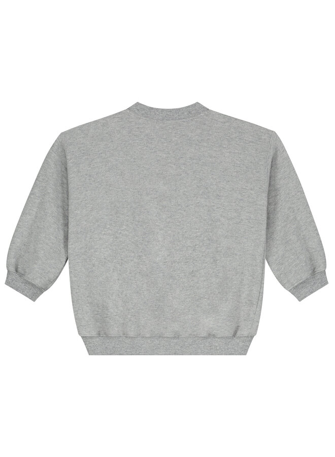 Gray Label | Baby Dropped Shoulder Sweater GOTS - Grey Melange