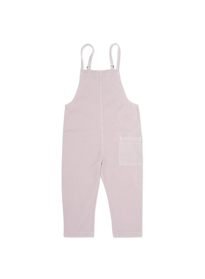 Phil & Phae Twill Loose Dungarees - Lilac Sky