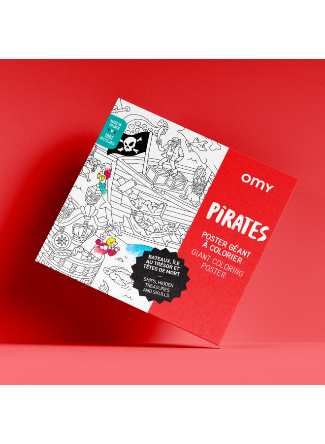 OMY Coloring Poster: Crazy Museum