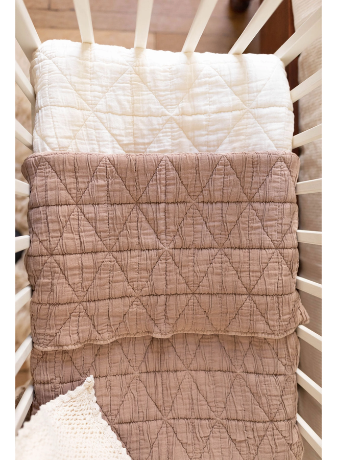 Quilted Blanket - Cinnamon