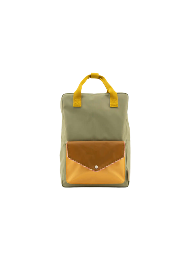 Envelope Backpack - Meet Me in the Meadows Collection - Map Green
