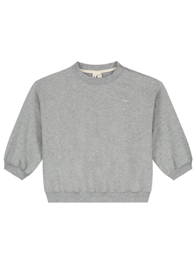 Gray Label | Baby Dropped Shoulder Sweater GOTS - Grey Melange