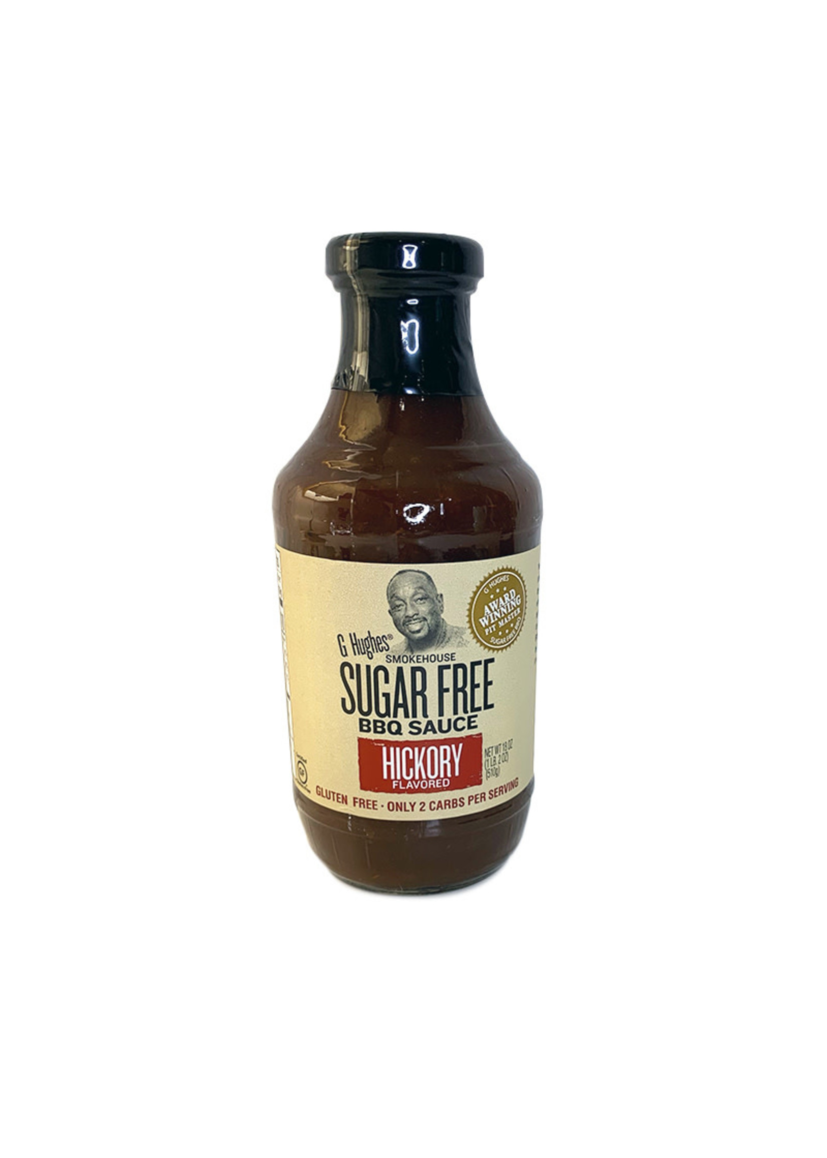 G Hughes Smokehouse G. Hughes - Sugar Free BBQ Sauce, Hickory (510g)