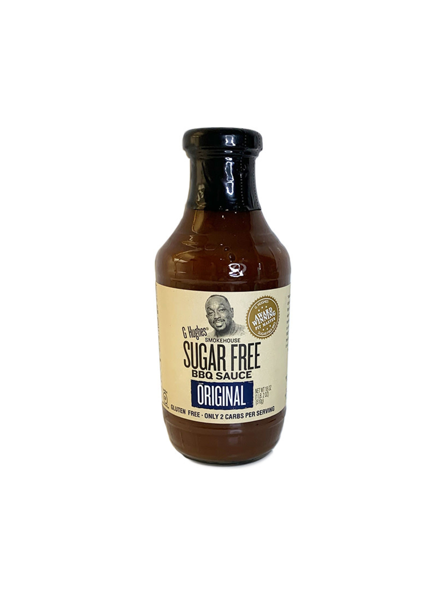 G Hughes Smokehouse G. Hughes - Sugar Free BBQ Sauce, Original (510g)