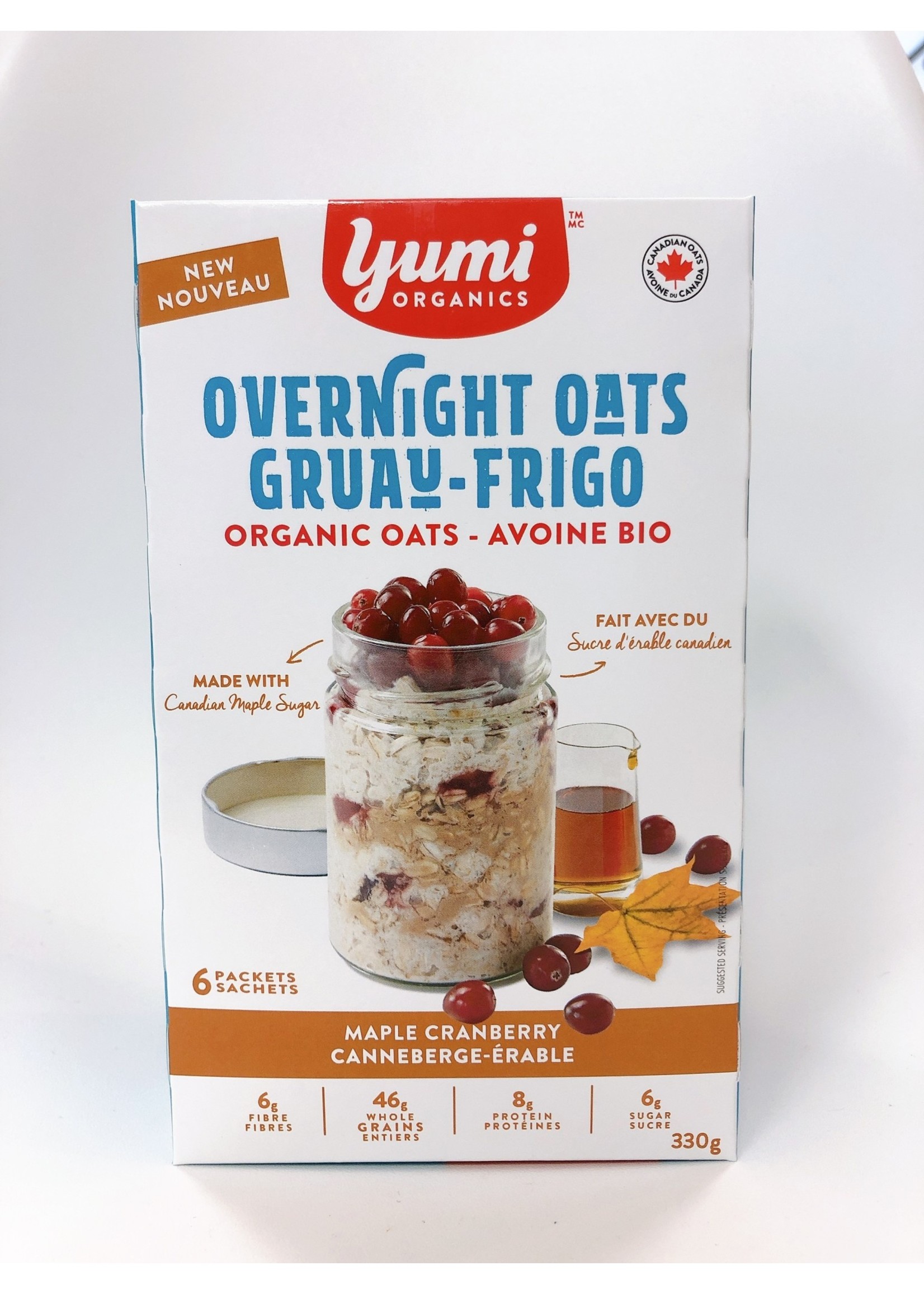 Yumi organics Yumi - OverNight Oats, Maple Cranberry