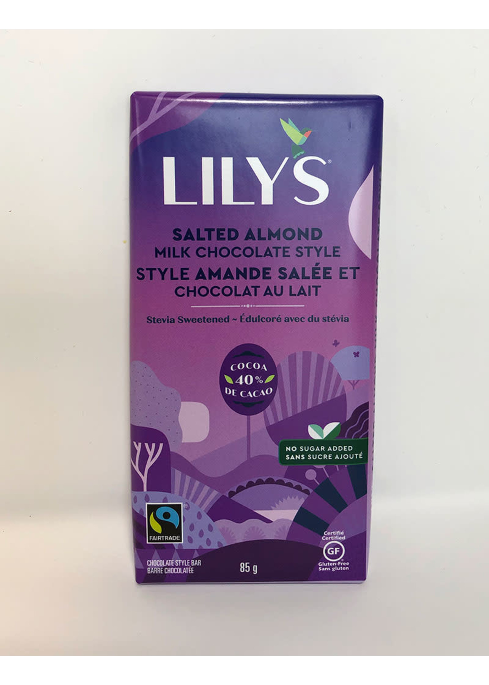 Lily's Sweets Lily's Sweets - 40% Chocolaty Bar, Salted Almond & Milk