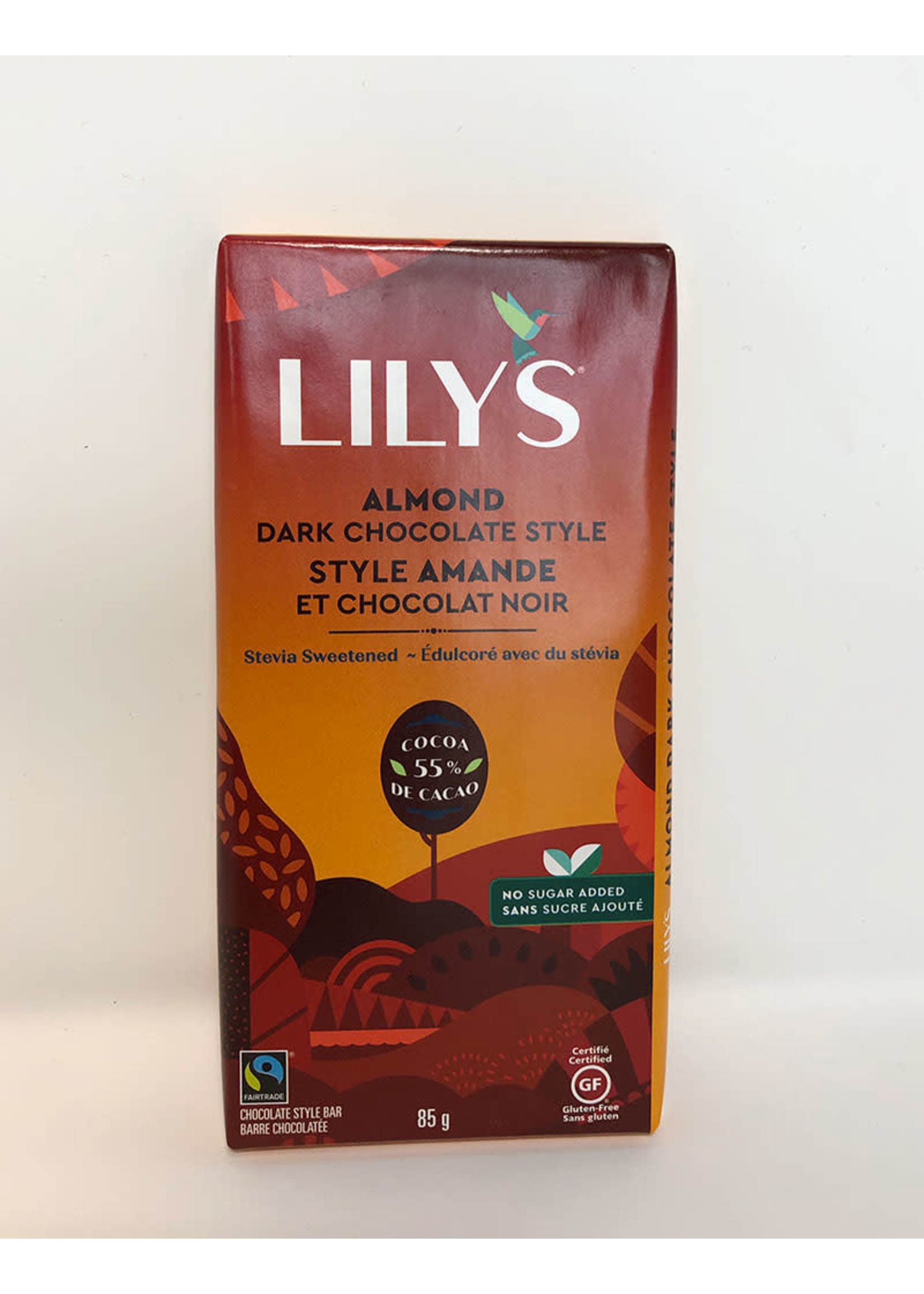 Lily's Sweets Lily's Sweets - Dark Chocolaty Bar, Almond