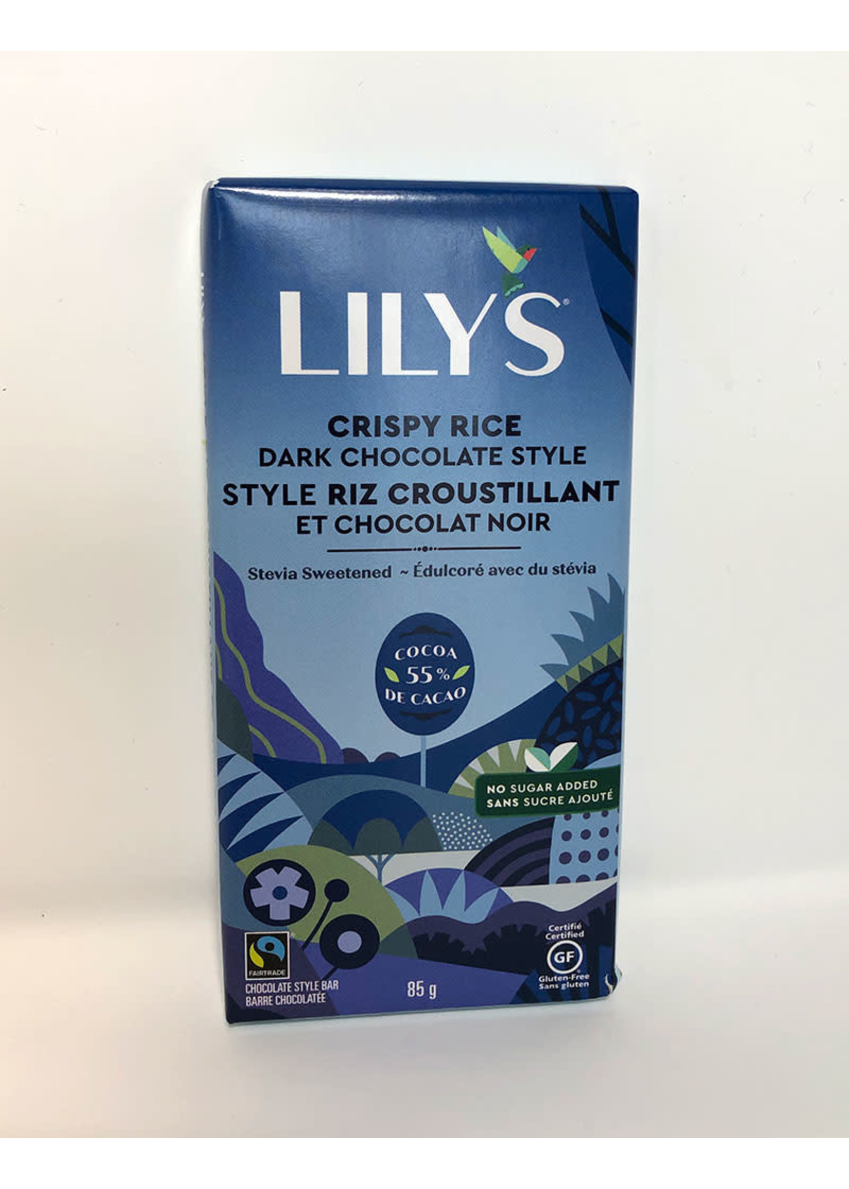 Lily's Sweets Lily's Sweets - Dark Chocolaty Bar, Crispy Rice