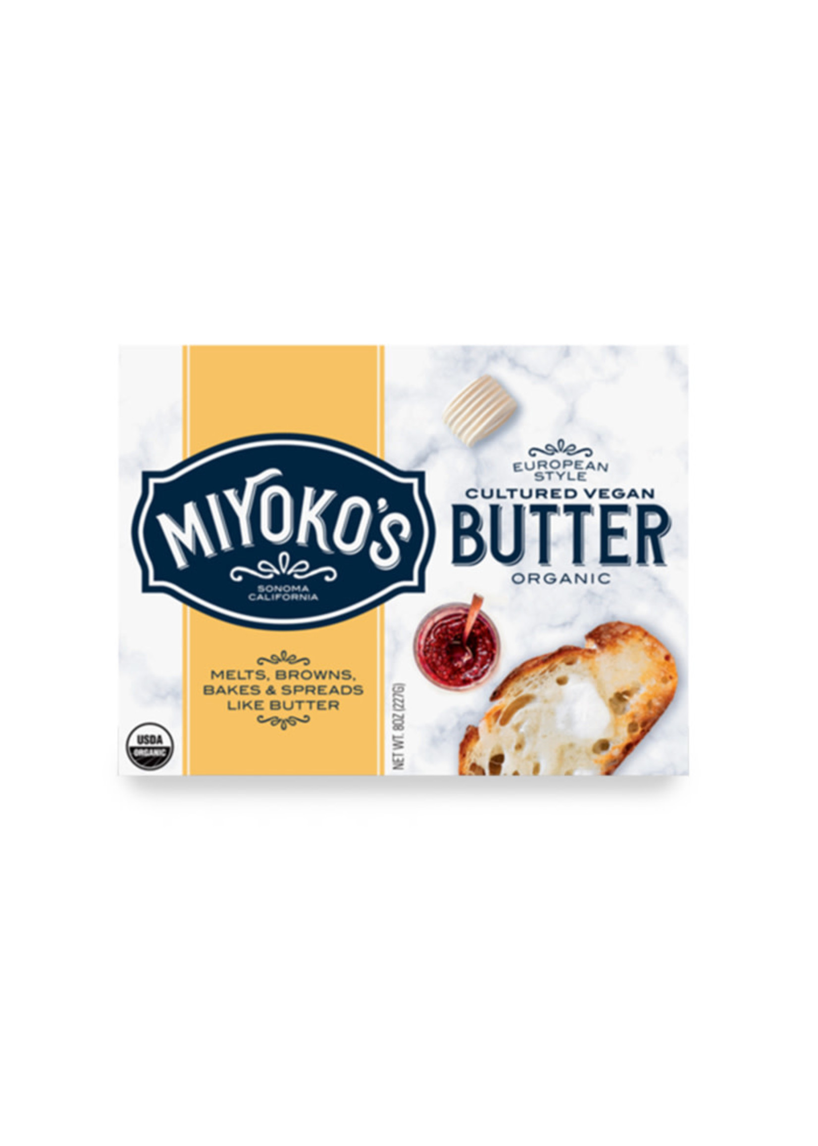 Miyoko's Kitchen Miyoko's Kitchen - European Style Cultured Vegan Butter (227g)
