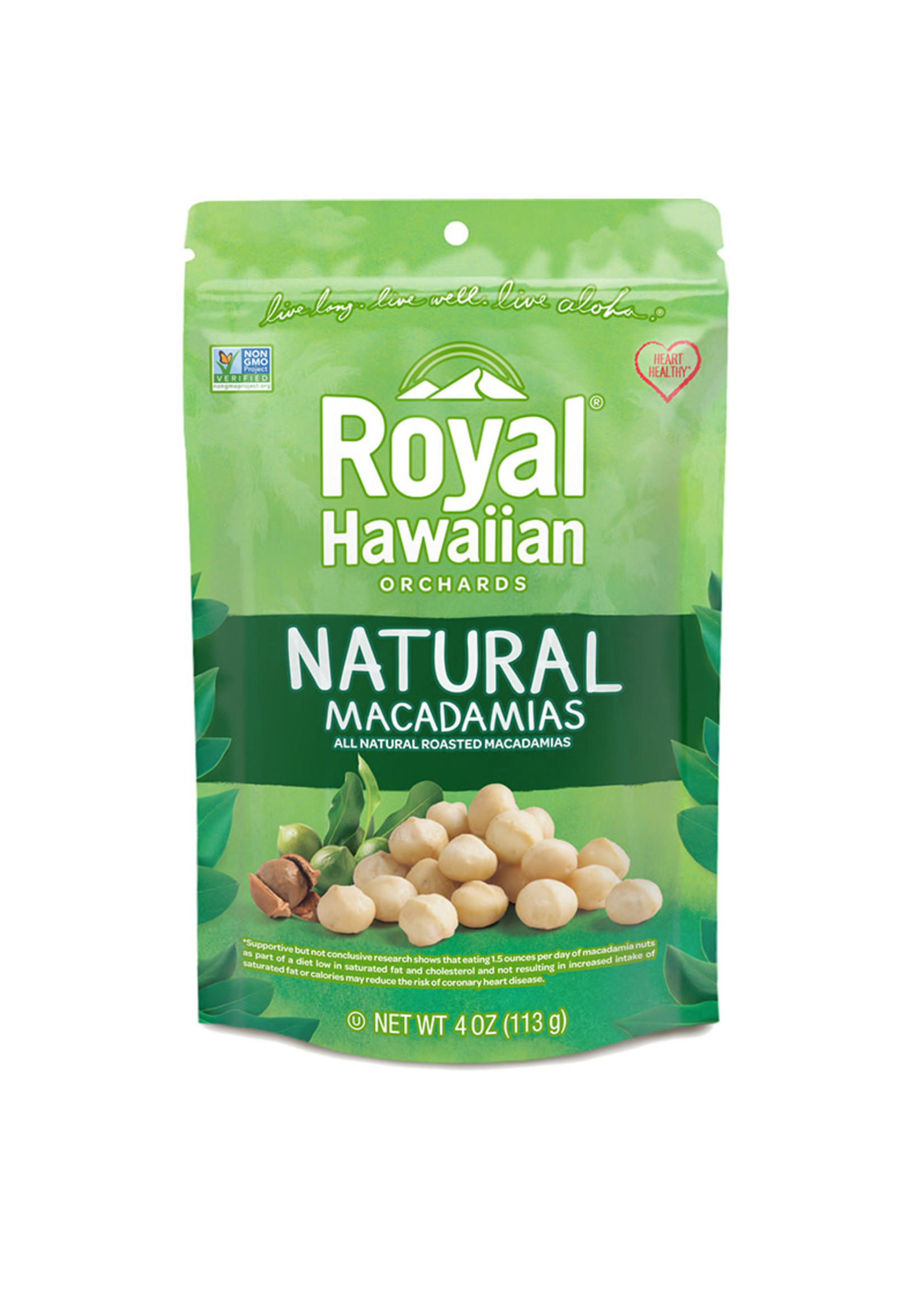 Royal Hawaiian Orchards Royal Hawaiian Orchards - Macadamia Nuts, Natural (142g)