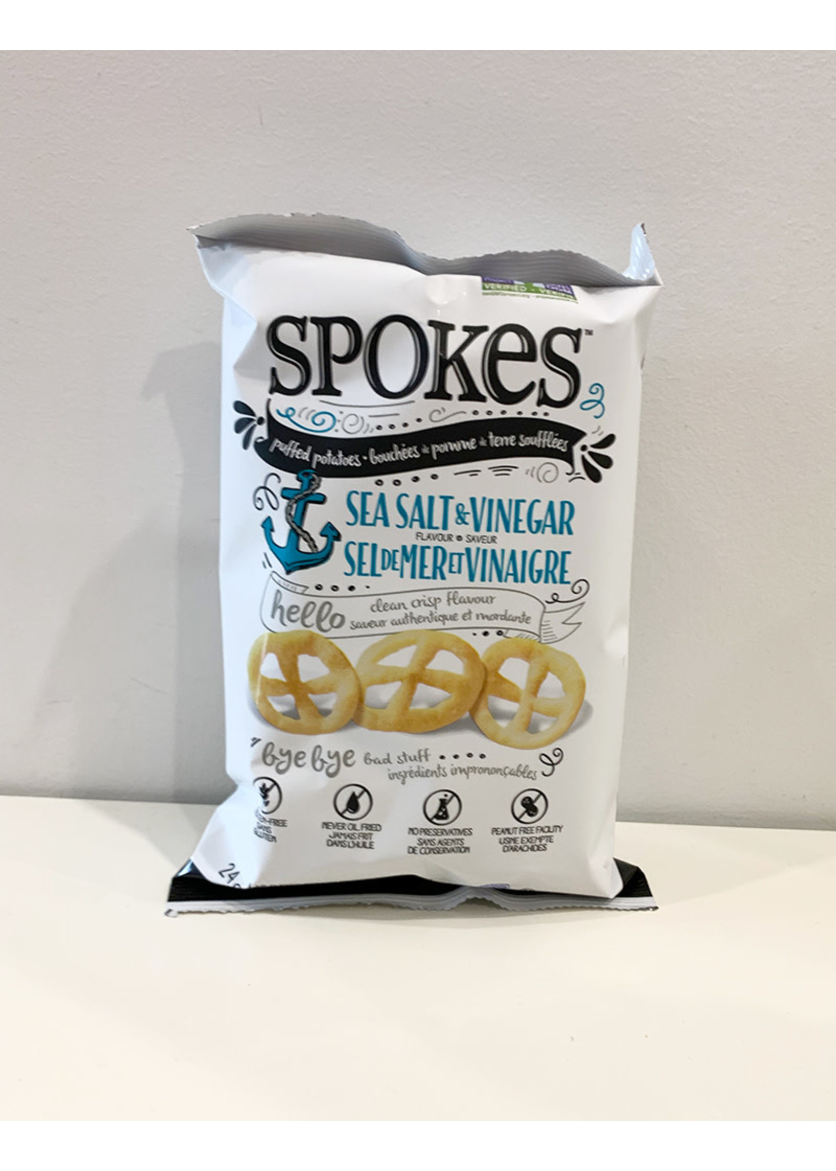 Spokes Snacks Spokes Snacks - Sea Salt & Vinegar (24g)