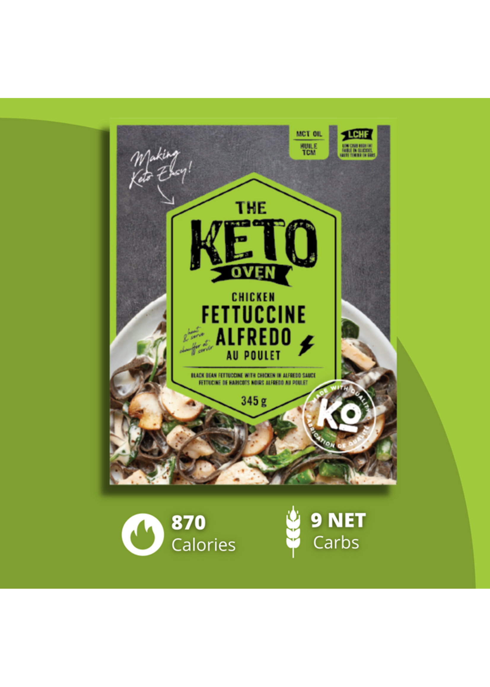 The Keto Oven The Keto Oven - Keto Meals, Chicken Fettuccine Alfredo
