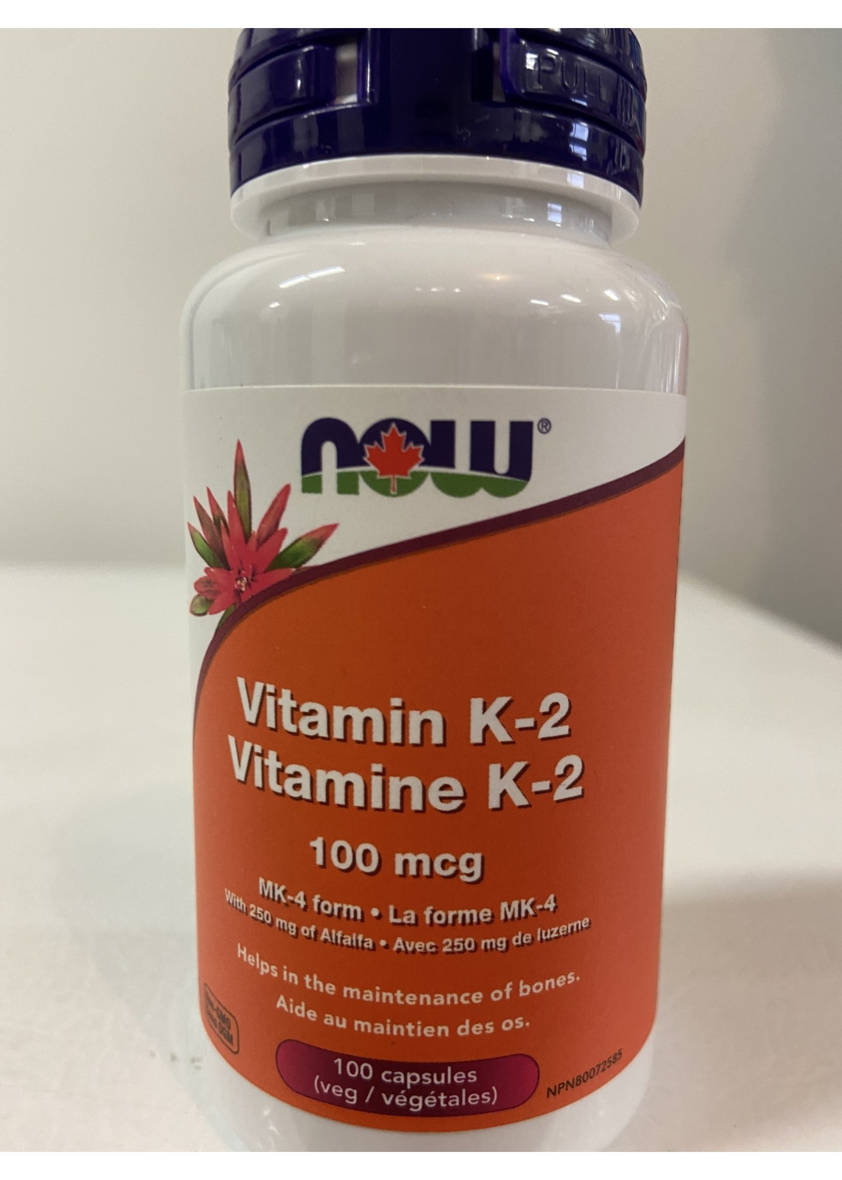 NOW Foods NOW Foods - Vitamin K-2 100 mcg (100caps)
