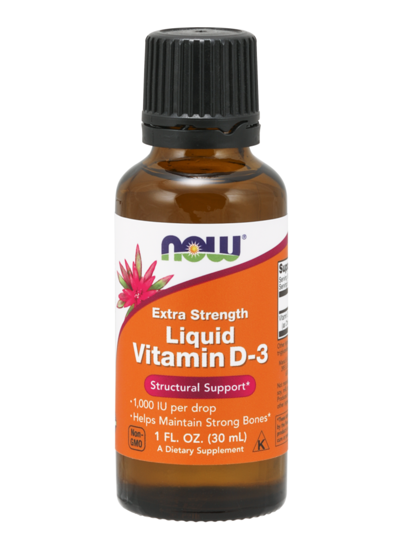 NOW Foods NOW - Vitamin D3 Liquid Extra Strength 1000iu (30ml)