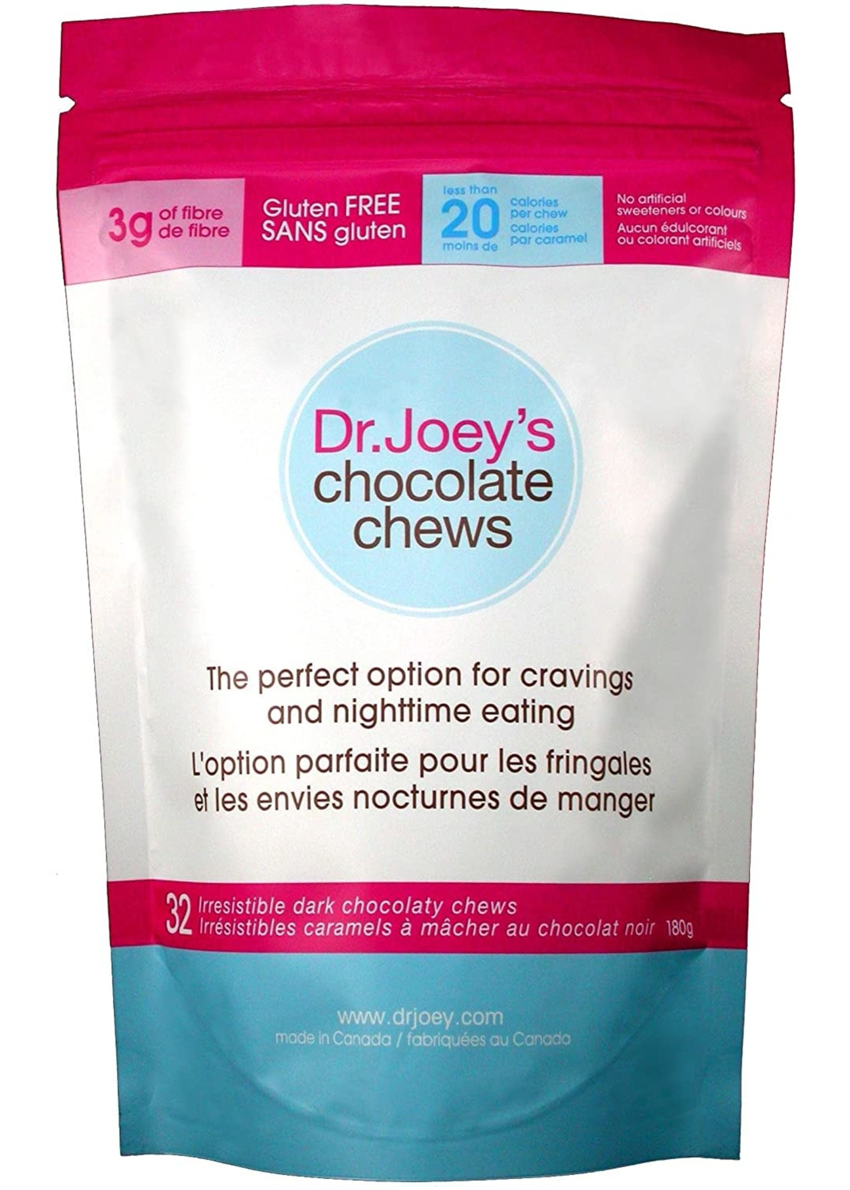 Dr. Joey Chocolate chews - 180 gr single