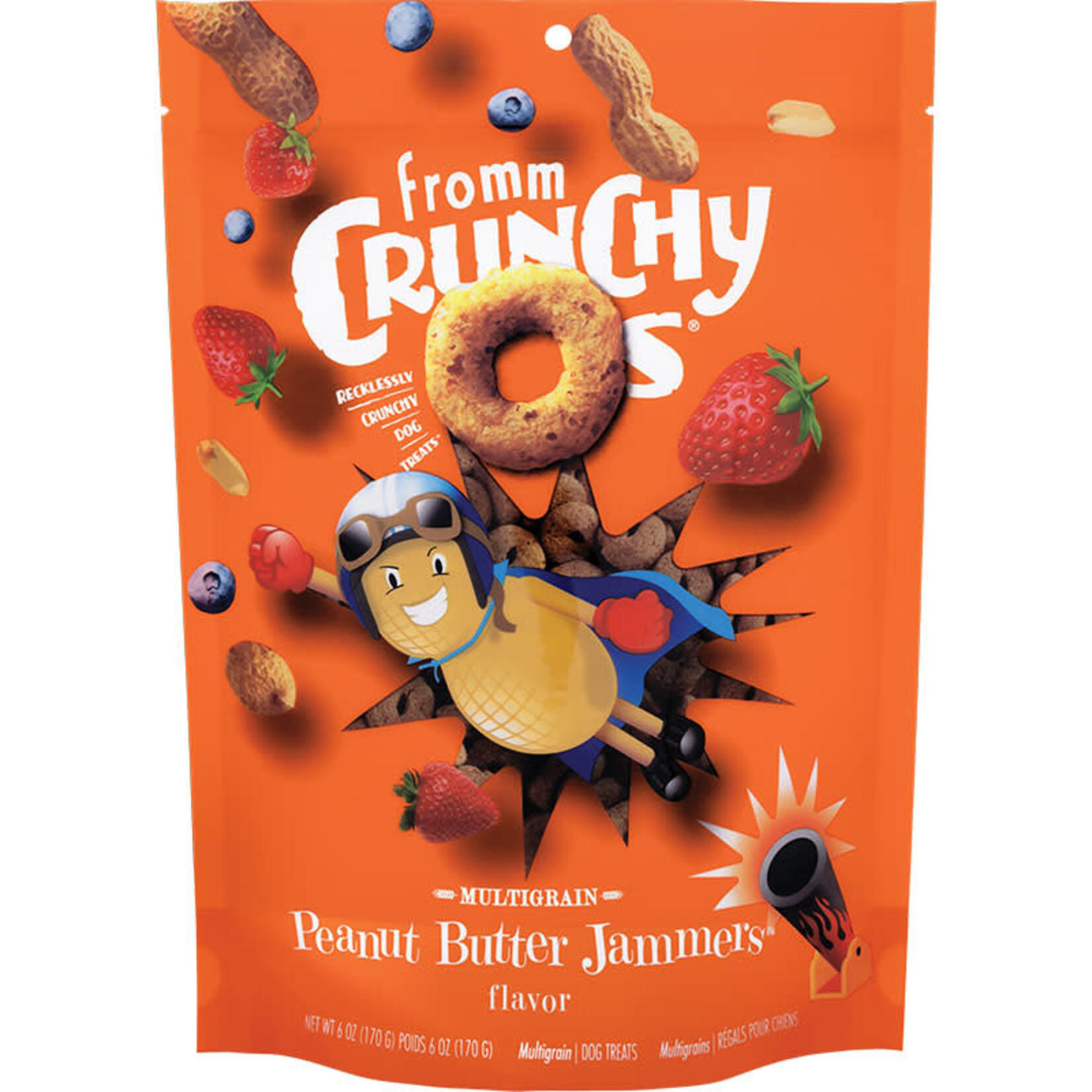 Fromm Fromm Crunchy O's Treats Peanut Butter Jammers 6oz