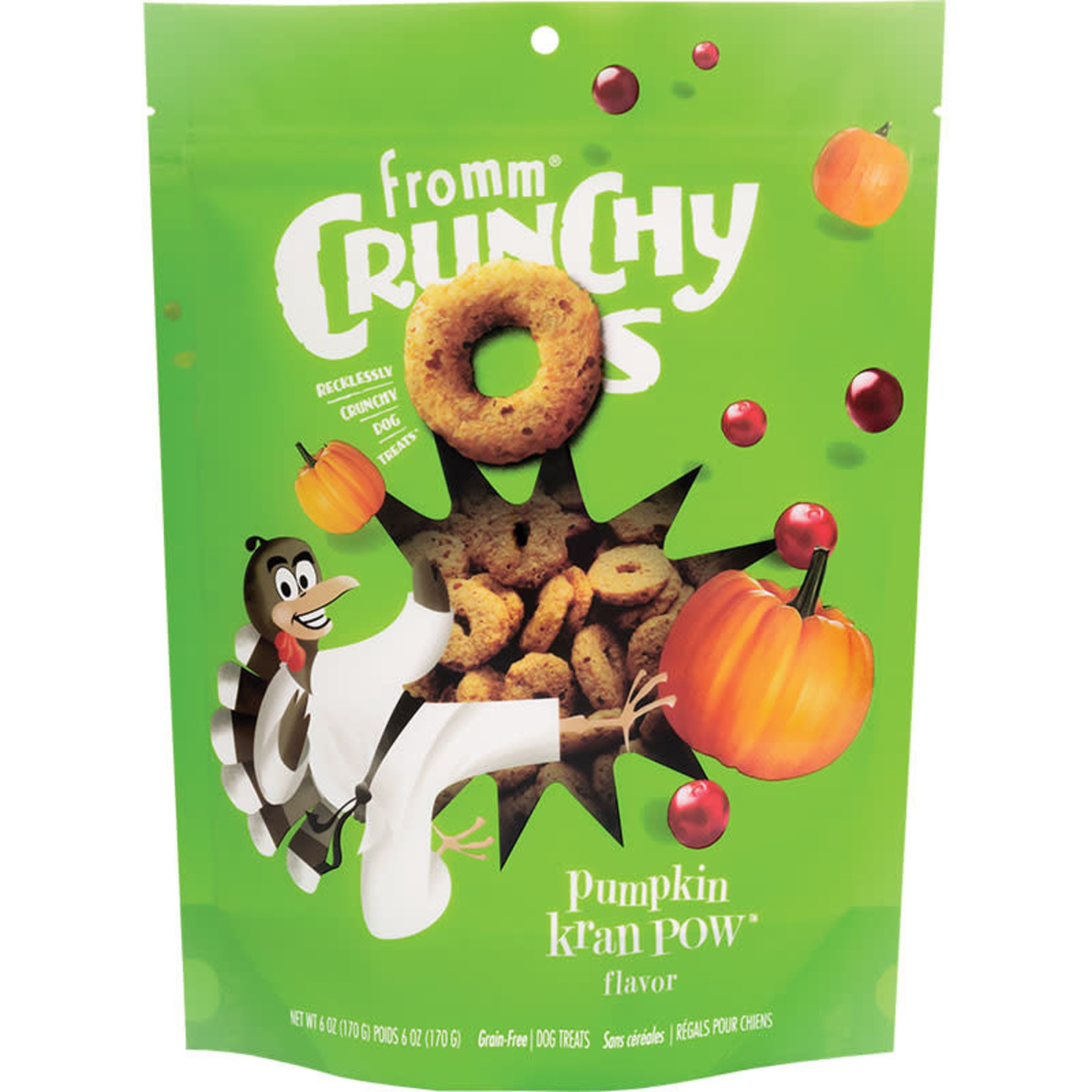 Fromm Fromm Crunchy O's Pumpkin Kran Pow 6oz