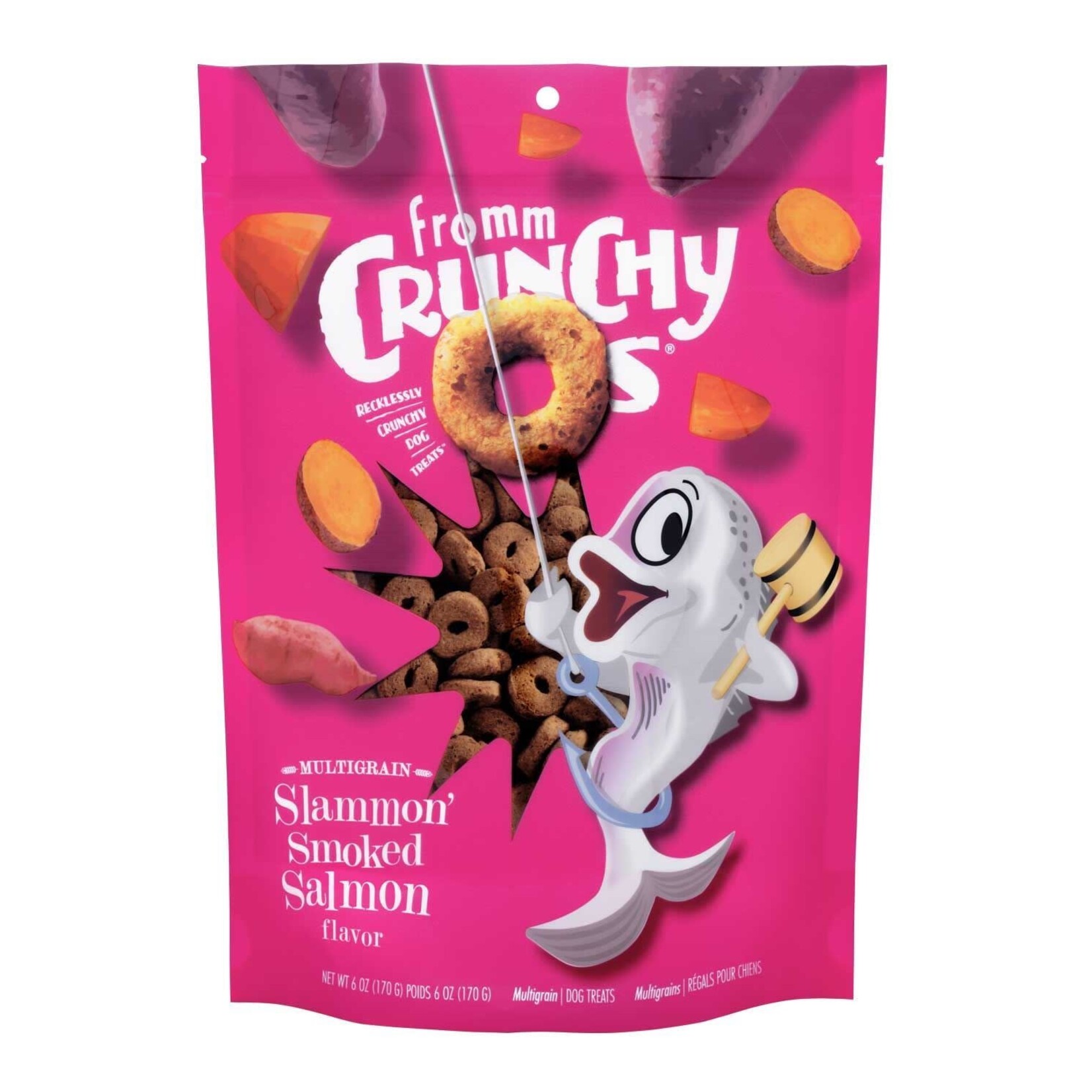 Fromm Fromm Crunchy O's Treats Slammon’ Salmon 6oz