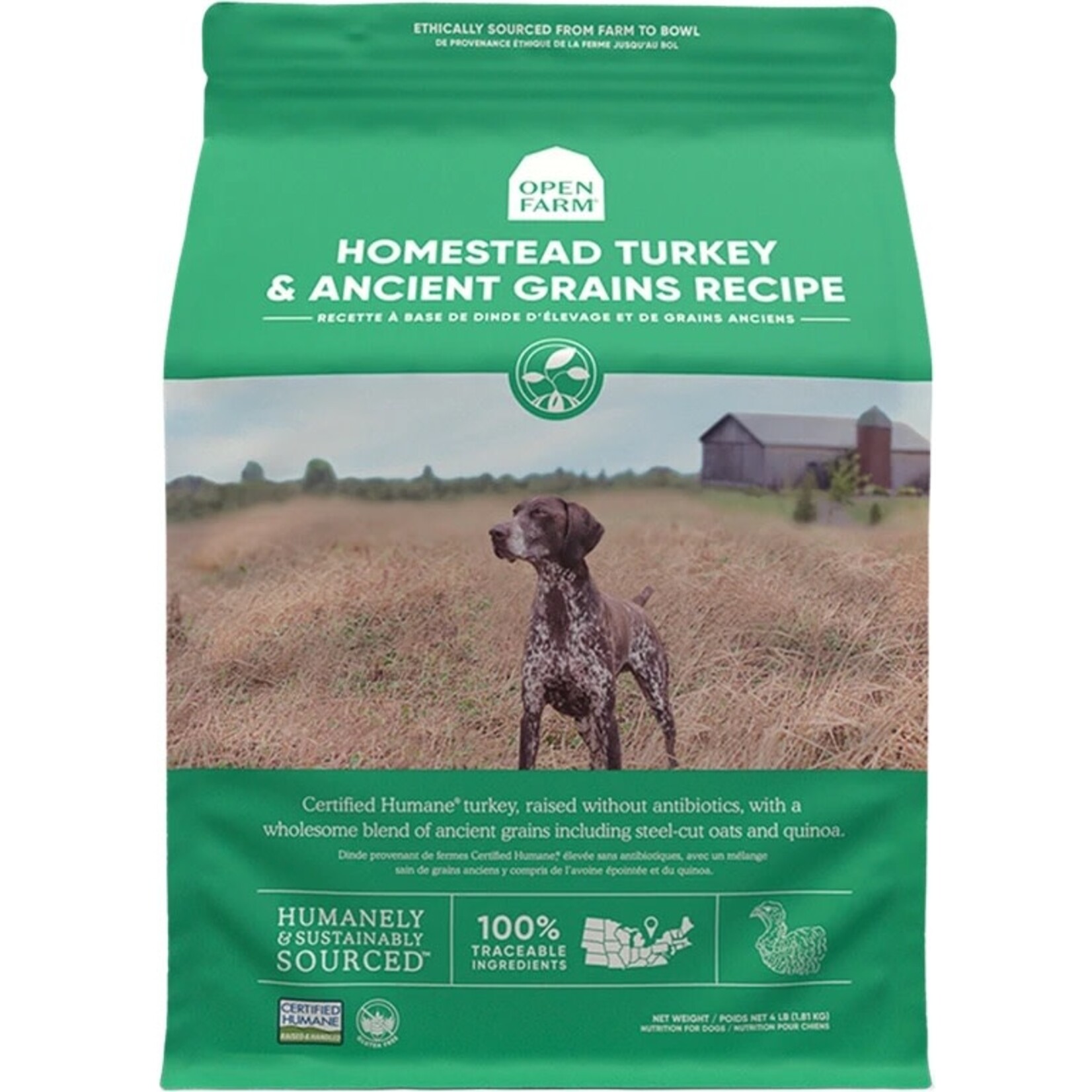 Open Farm Open Farm Ancient Grains Turkey 11lb