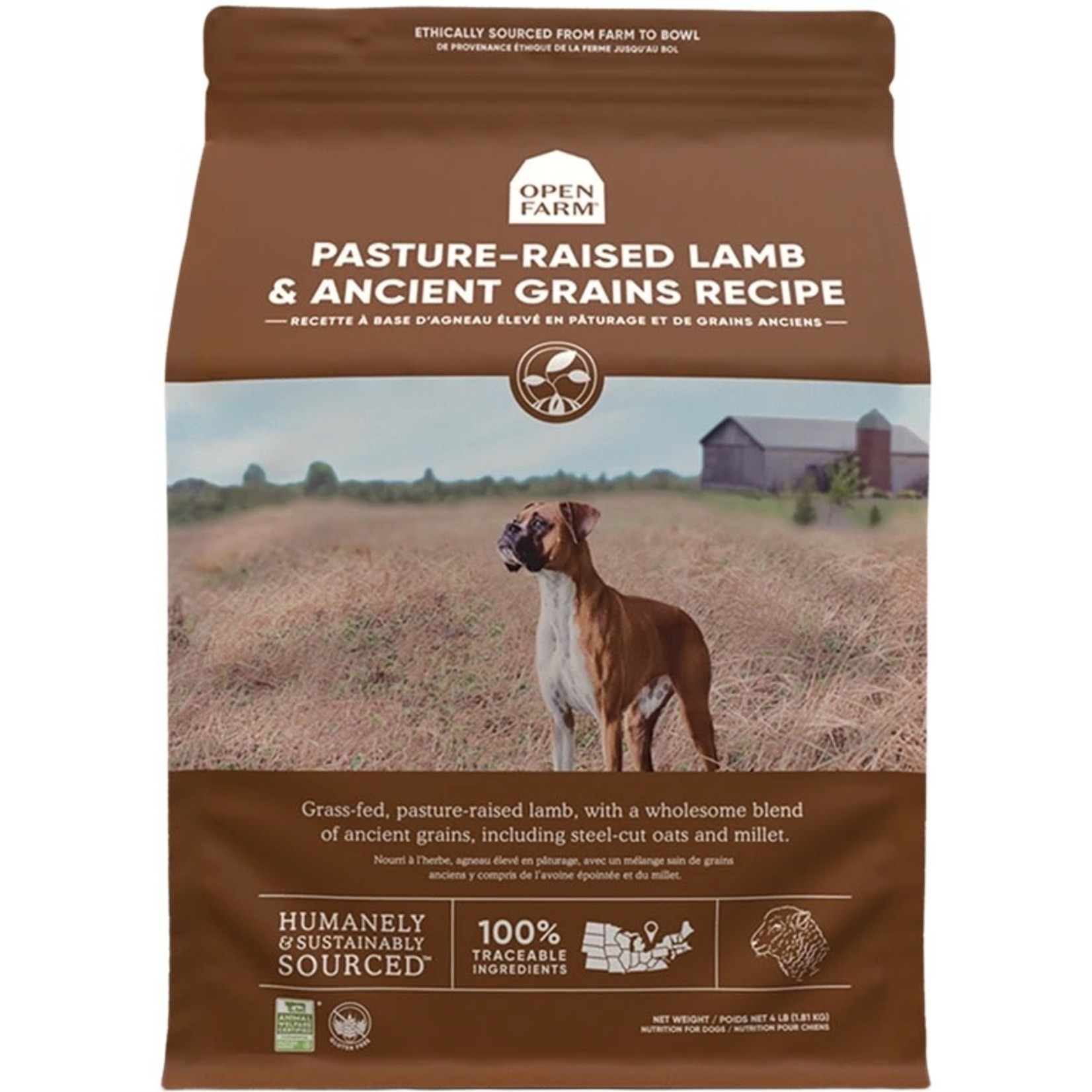 Open Farm Open Farm Ancient Grains Lamb 22lb