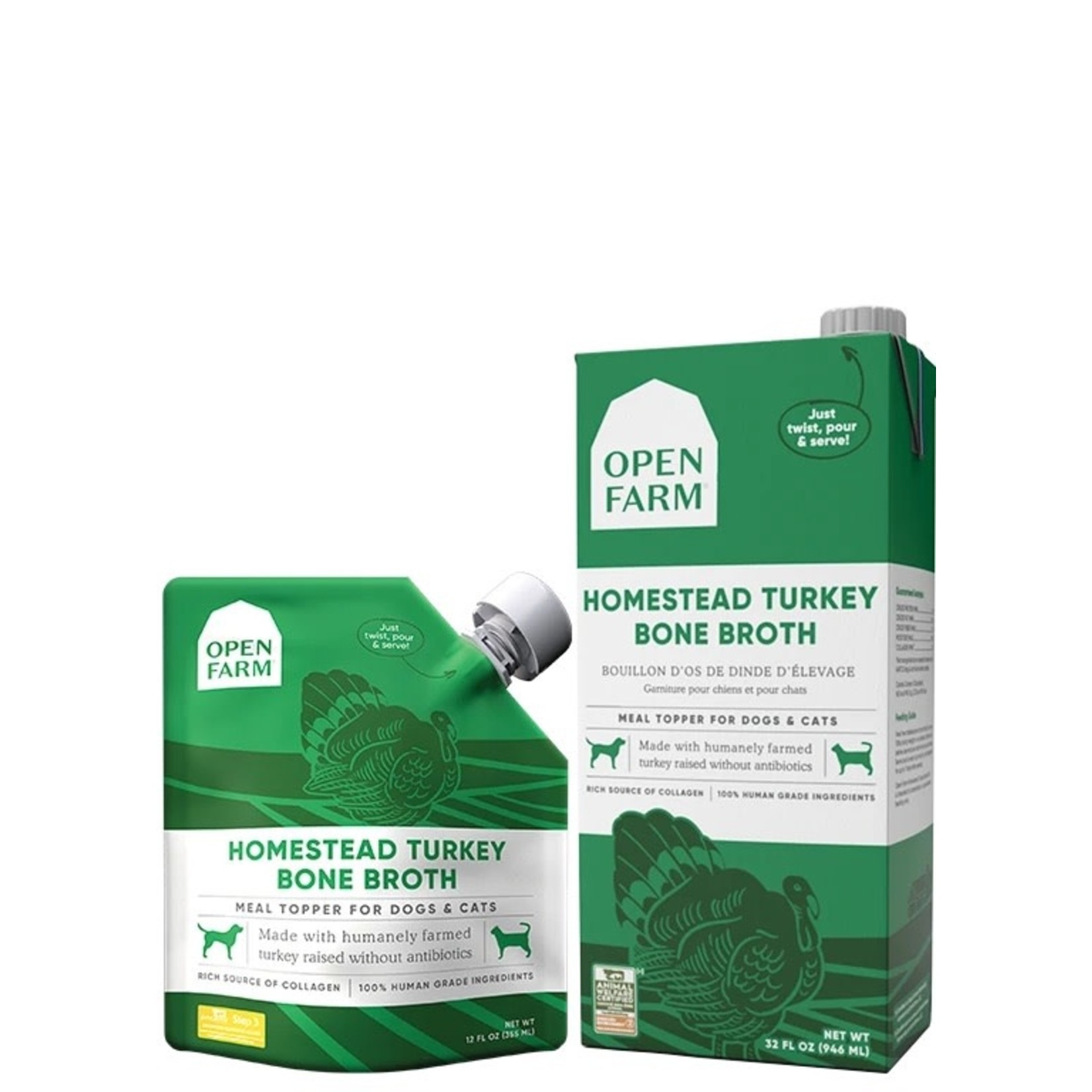 Open Farm Open Farm Bone Broth Homestead Turkey 12oz