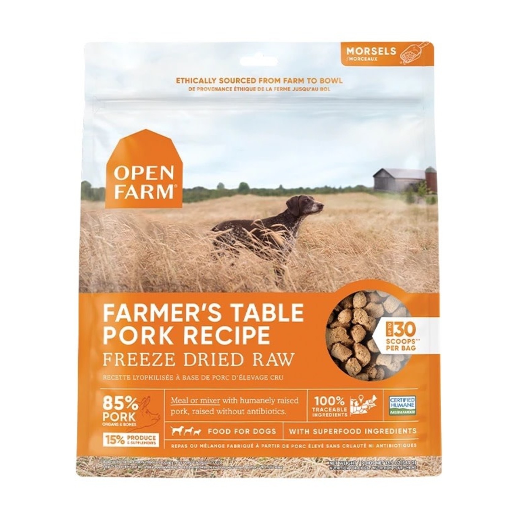 Open Farm Open Farm Dog FD Raw Pork 22oz