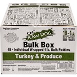 OC Raw OC Raw Frozen Patties Turkey & Produce Bulk 18lb
