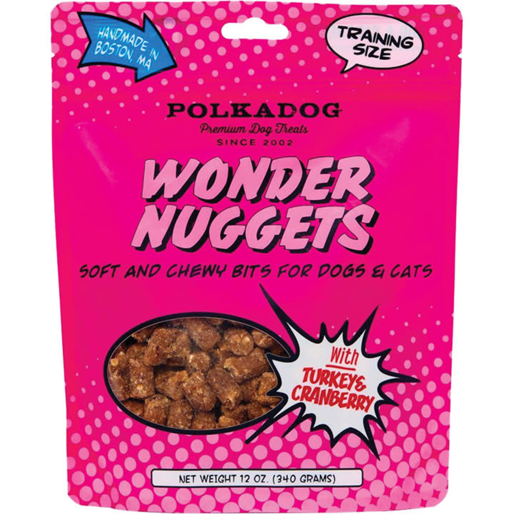Polka Dog Bakery Polka Dog Wonder Nuggets Turkey Cranberry 10oz