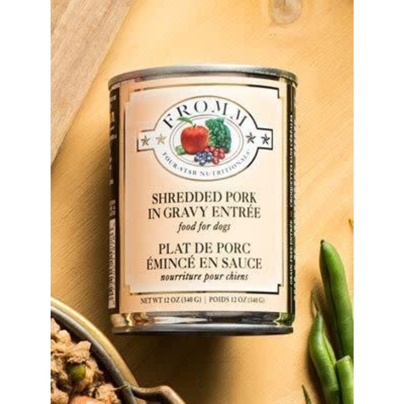 Fromm Fromm Dog Can Four-Star Shredded Pork 12oz