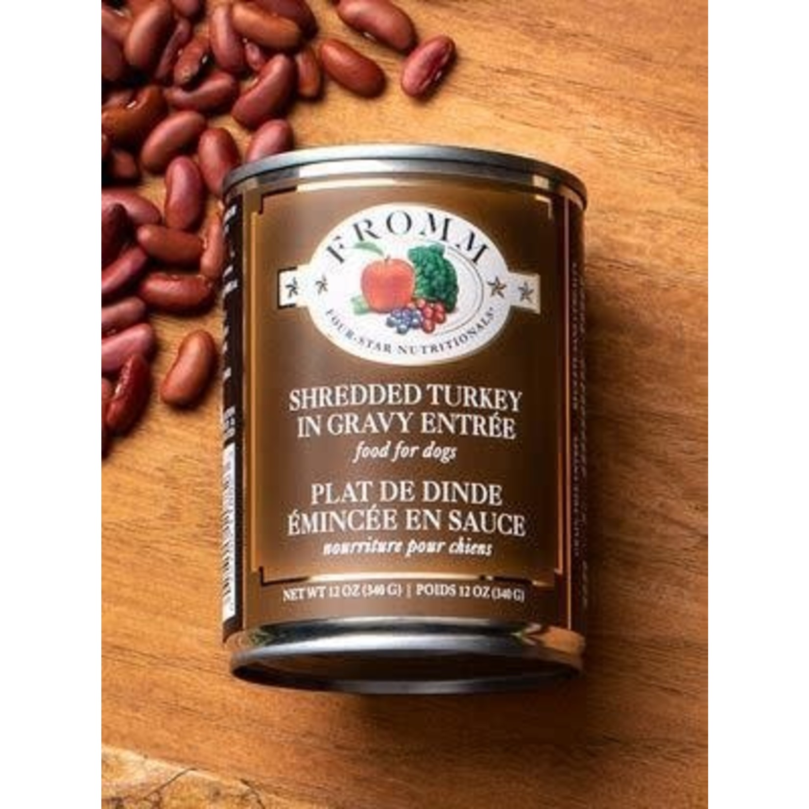 Fromm Fromm Dog Can Four-Star Shredded Turkey 12oz