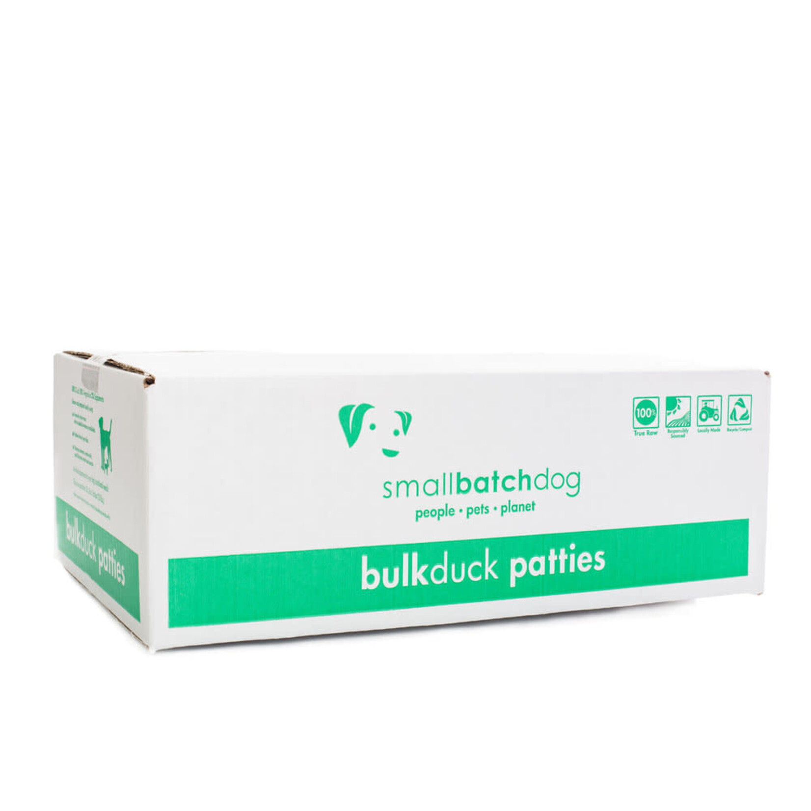 Smallbatch Smallbatch Dog Frozen Patties Duck Bulk 18lb