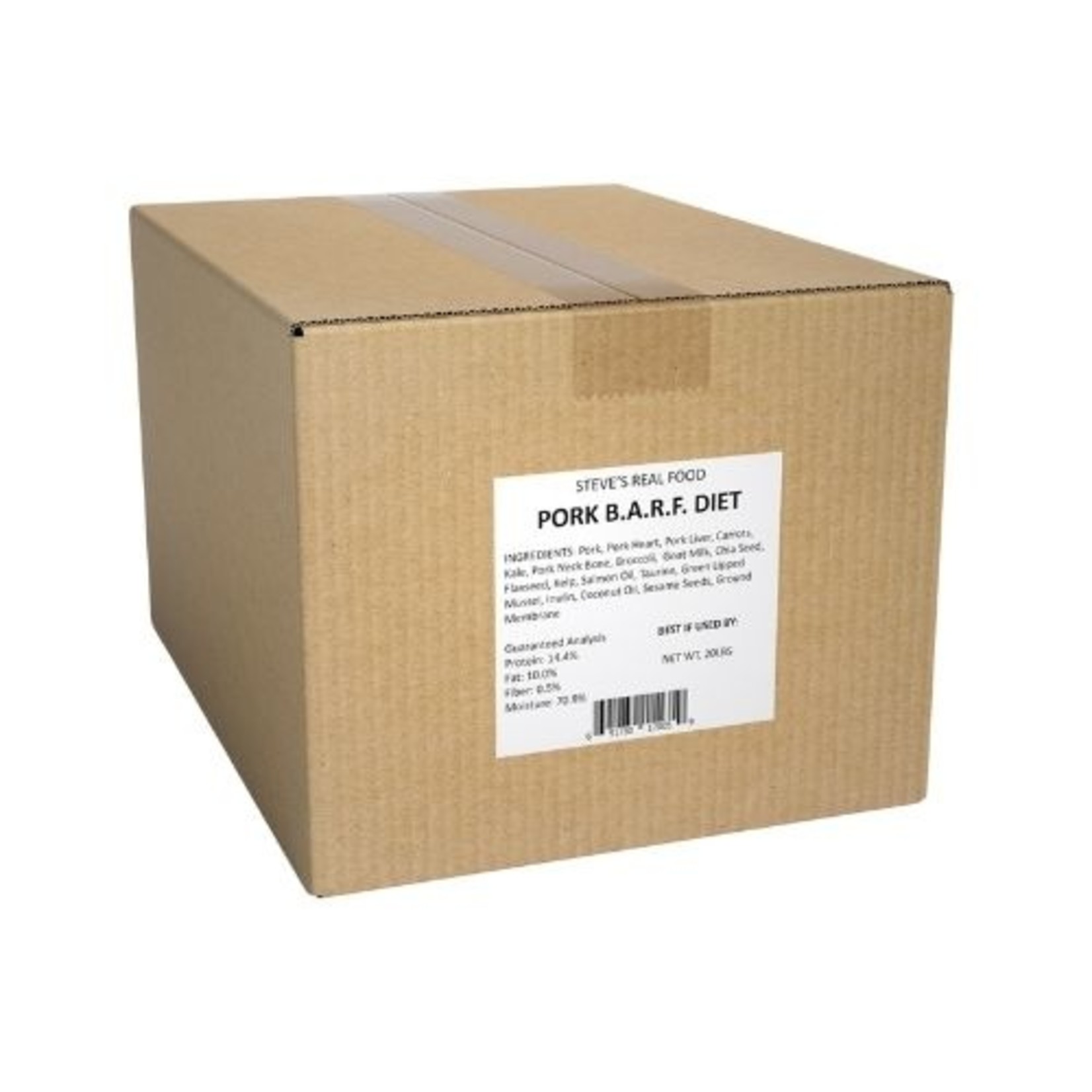 Steve’s Real Food Steve’s Real Food Raw Patties Pork Bulk 20lb