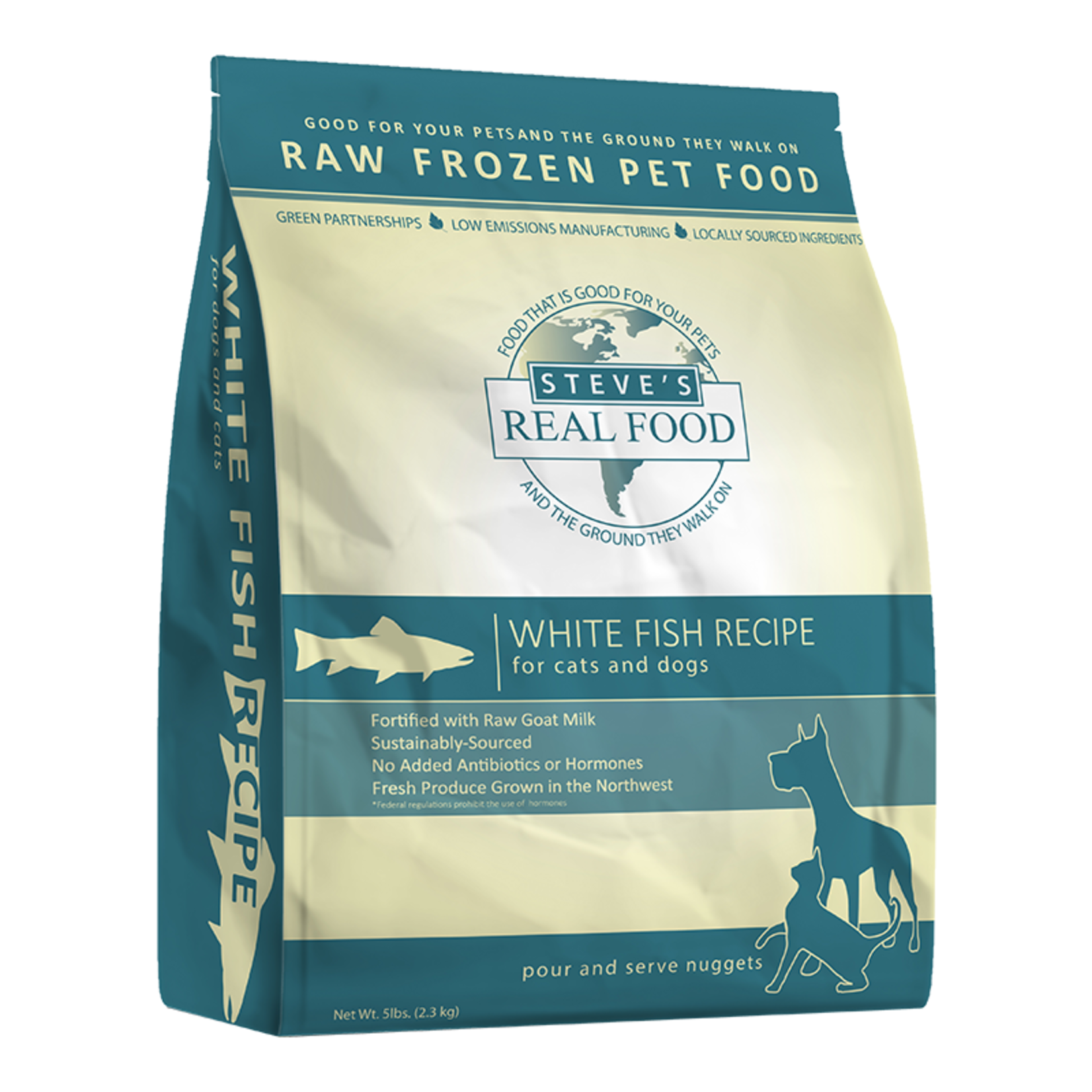 Steve’s Real Food Steve’s Real Food Raw Nuggets Whitefish 5lb