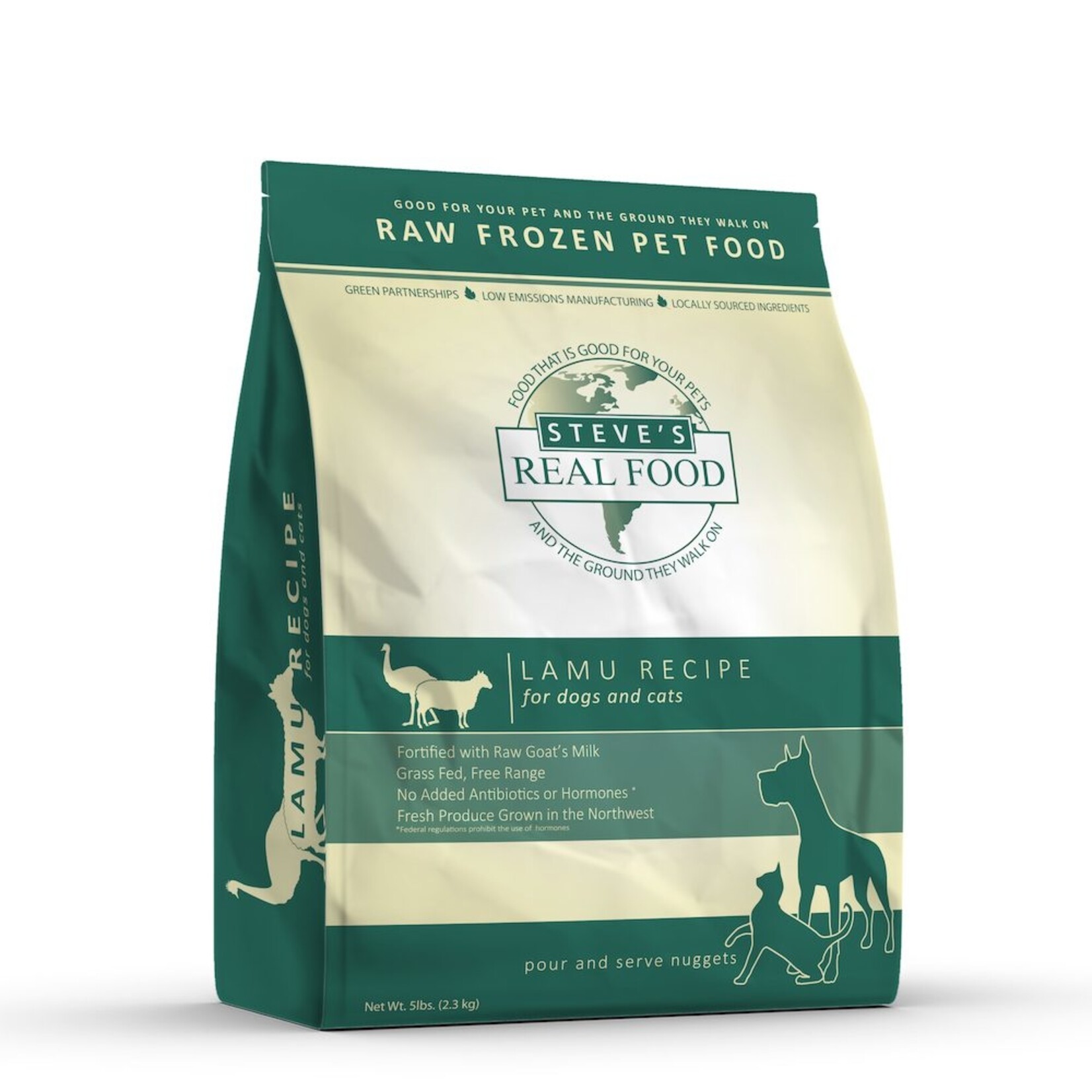 Steve’s Real Food Steve’s Real Food Raw Nuggets Lamu 5lb
