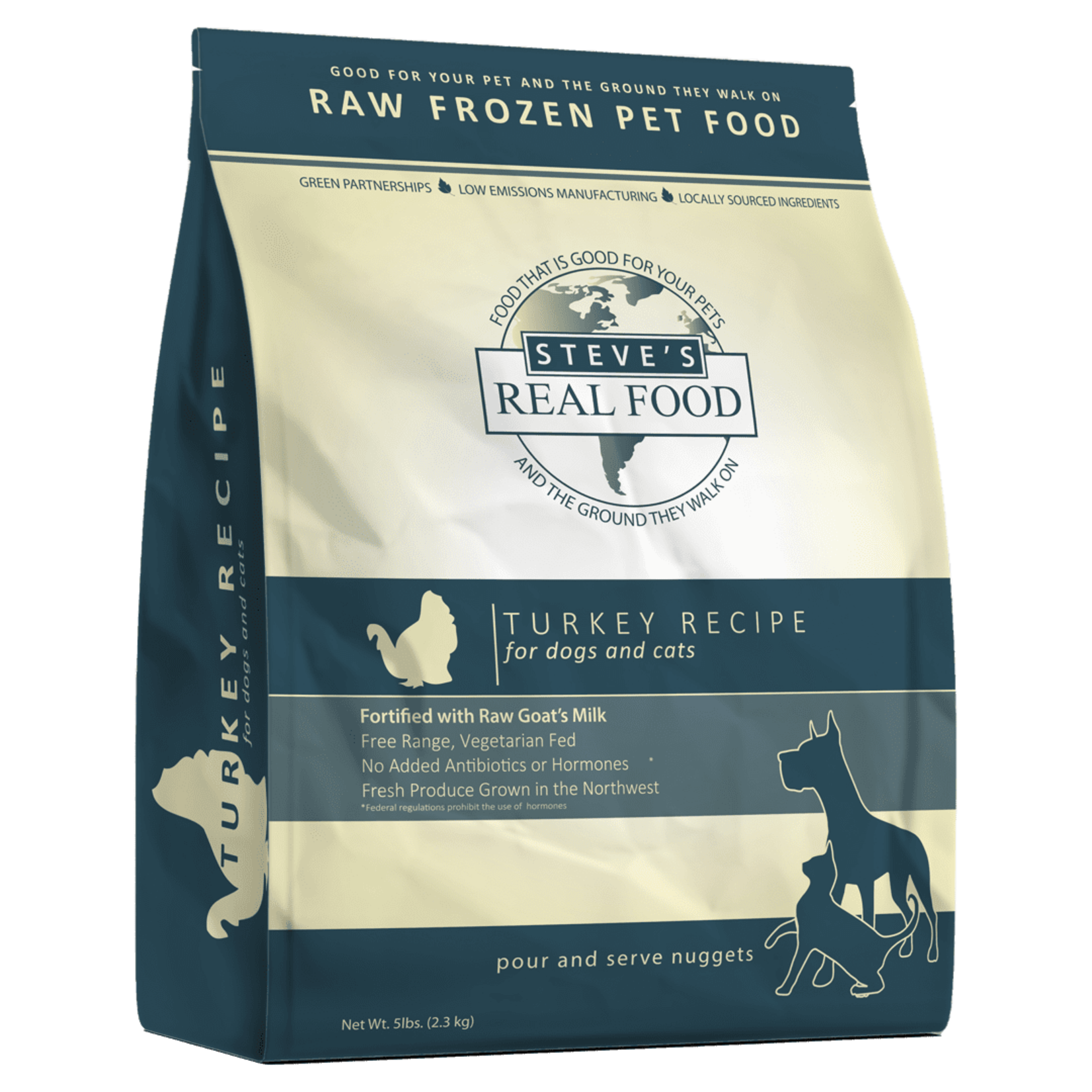 Steve’s Real Food Steve’s Real Food Raw Nuggets Turkey 5lb